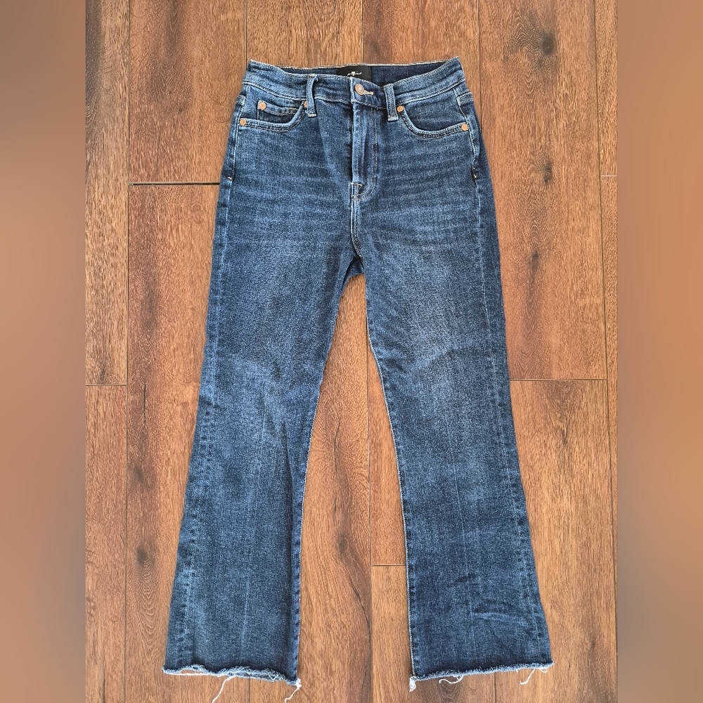 7 For All Mankind jeans sz 26 High Waist Slim Kick